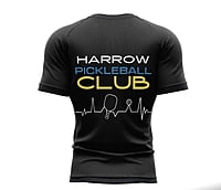 Crew Neck Harrow Pickleball top black